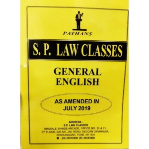 S. P. Law Classes General English for BA.LL.B & LL.B [SP Notes July 2019 New Syllabus] by Prof. A. U. Pathan Sir